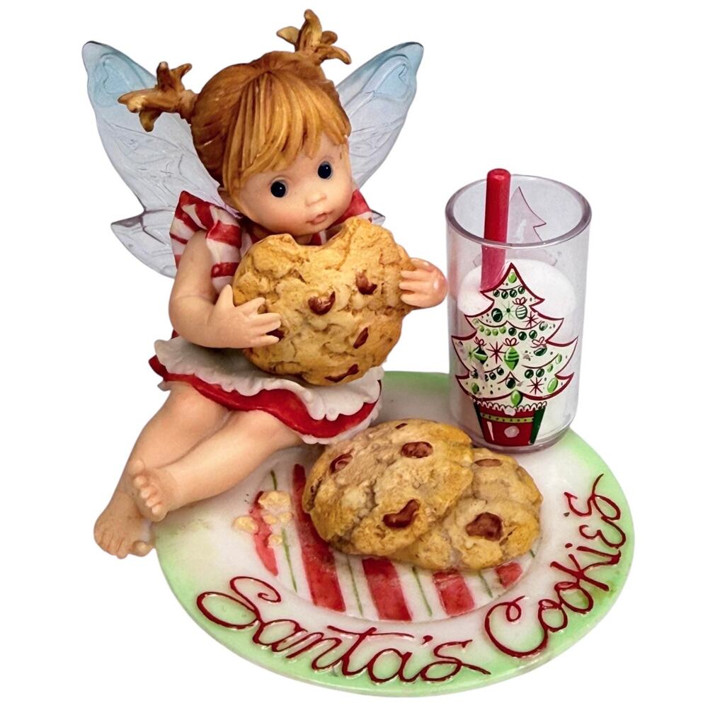 My Little Kitchen Fairies Santas Cookies Fairie Milk Figure Acrylic Fairy Wings